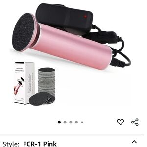 Electric nail file and electric foot file combo.